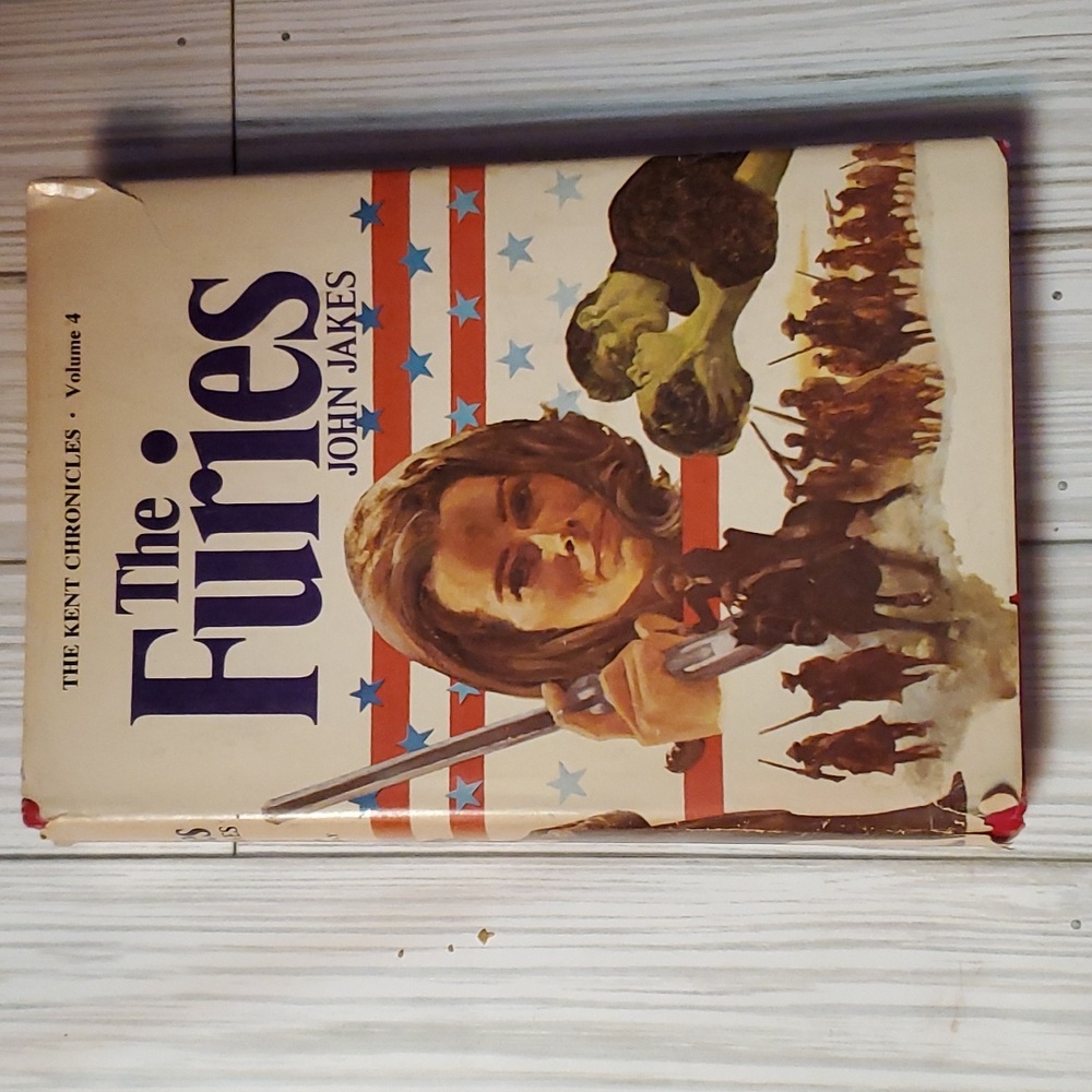 Vintage collectible hardcover book The Furies by John Jakes Volume 4